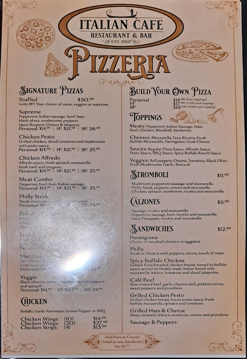 Italian Café Menu - Image 6